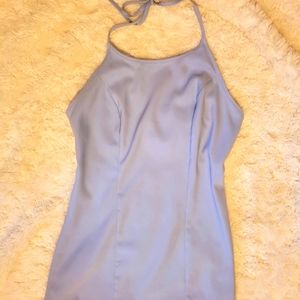 BUNDLE Halter Top backless dress. Lined polyester Made in USA sz large
